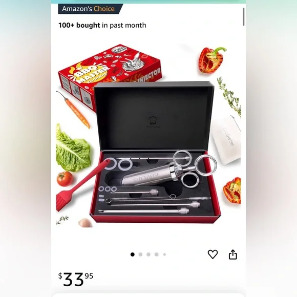 Meat Injector Kit BBQ Master - Picture 6 of 9